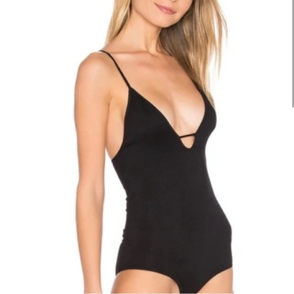 FREE PEOPLE Intimately Black Bodysuit M/L - Picture 2 of 5